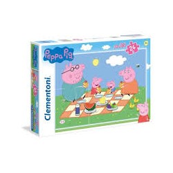 Clementoni - Puzzle 24 pièces Maxi - Peppa Pig
