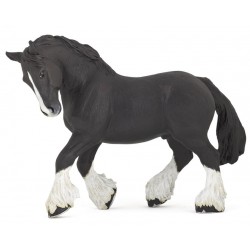 Papo - Figurine - 51517 - Chevaux, poulains et poneys - Etalon shire noir