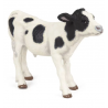 Papo - Figurine - 51149 - La vie à la ferme - Veau noir et blanc