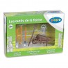 Papo - Figurine - 51140 - La vie à la ferme - La brouette et ses outils