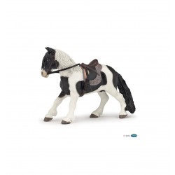 Papo - Figurine - 51117 - Chevaux, poulains et poneys - Poney avec selle