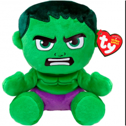 Peluche TY - Peluche 15 cm - Marvel - Hulk soft
