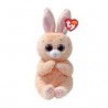 Peluche TY - Peluche 15 cm - Peaches le lapin de Pâques