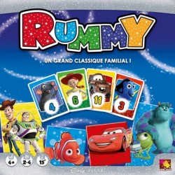 Asmodee - Jeu de société - Rummy Disney