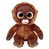 Peluche TY - Peluche 15 cm - Chessie le singe marron