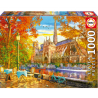 Educa - Puzzle 1000 pièces - L'automne à notre dame
