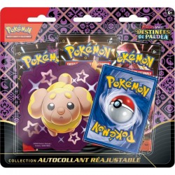 Pokemon - Jeu de cartes à collectionner - Sticker box avec 3 boosters