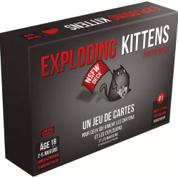 Asmodee - Jeu de société - Exploding Kittens 18+