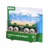 Brio - Jeu en bois - Wagon Convoyeur de Bois