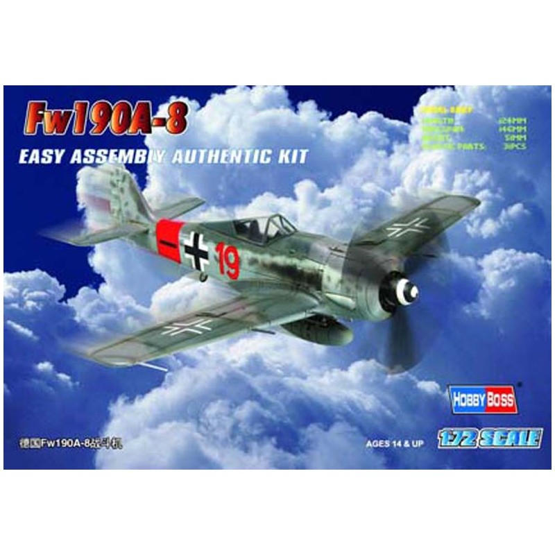 Hobby Boss - Maquette - Avion - Focke Wulf FW190A-8