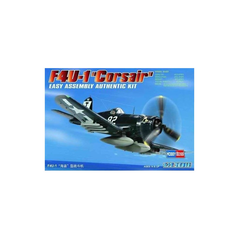 Hobby Boss - Maquette - Avion - F4U-1D Corsair