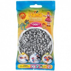 Hama - Perles - 207-17 - Taille Midi - Sachet 1000 perles gris