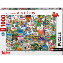 Nathan - Puzzle 1000 pièces - Les albums d'Astérix