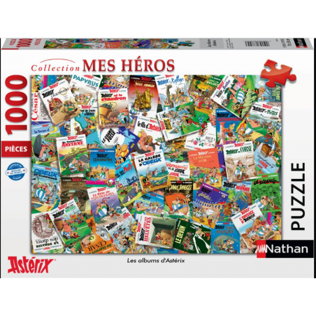 Nathan - Puzzle 1000 pièces - Les albums d'Astérix