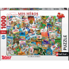 Nathan - Puzzle 1000 pièces - Les albums d'Astérix