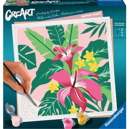 Ravensburger - CreArt - 20x20cm - Tropical Plants