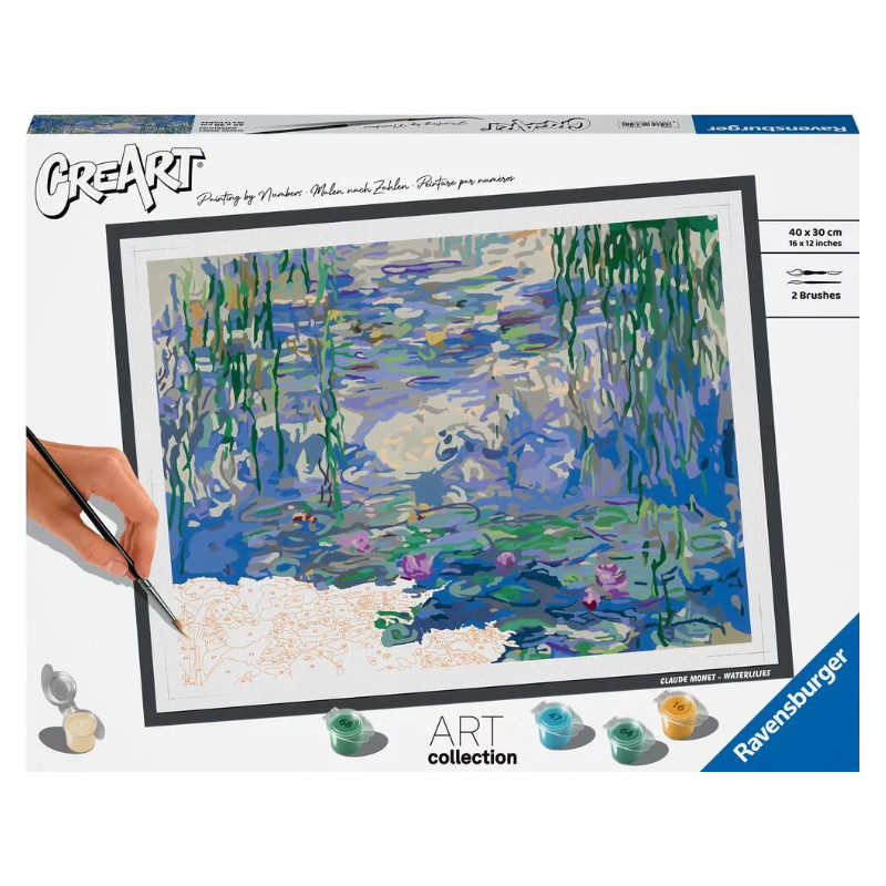 Ravensburger - CreArt - 30x40cm - Monet - Les Nymphéas - Art Collection