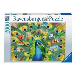 Ravensburger - Puzzle 2000 pièces - Le pays du paon