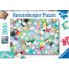 Ravensburger - Puzzle 200 p XXL - Une journée avec Squishmallows