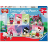 Ravensburger - Puzzles 3x49 pièces - Aventures à Cherry Town - Hello Kitty