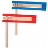 P'tit Clown - Déguisement et fête - Crécelle en bois - couleur aléatoire