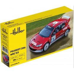 Heller - Maquette - Voiture - Peugeot 206 WRC03