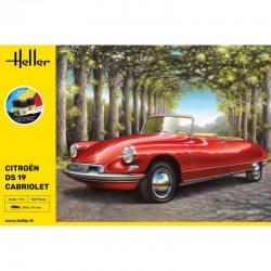 Heller - Maquette - Starter kit - Voiture - Citroen DS 19 Cabriolet