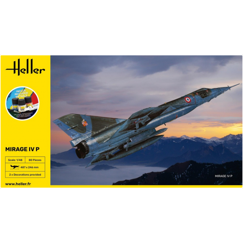 Heller - Maquette - Starter kit - Avion - Mirage IV P