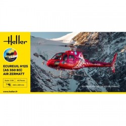 Heller - Maquette - Starter kit - Hélicoptère - AS350 B3 Ecureuil