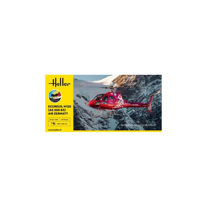 Heller - Maquette - Starter kit - Hélicoptère - AS350 B3 Ecureuil