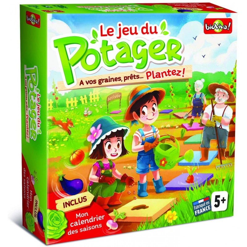 Bioviva - Jeu de société d'éveil - Le jeu du potager