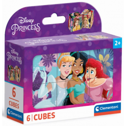 Clementoni - Cubes 6 - Disney Princess
