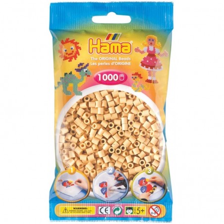 Hama - Perles - 207-27 - Taille Midi - Sachet 1000 perles beige