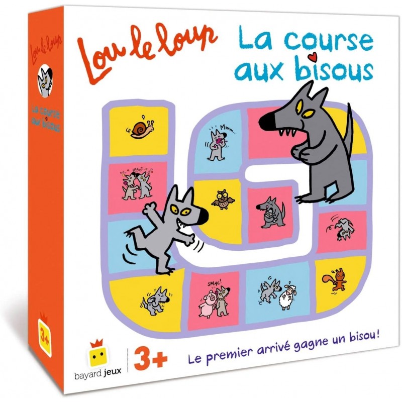 Blackrock - Jeu de société - Lou le loup - La course aux bisous