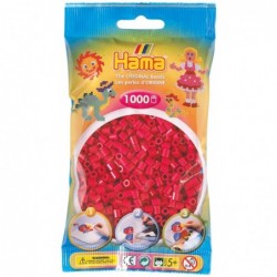 Hama - Perles - 207-29 - Taille Midi - Sachet 1000 perles rouge vin