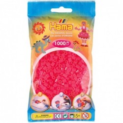 Hama - Perles - 207-32 - Taille Midi - Sachet 1000 perles fushia