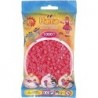 Hama - Perles - 207-33 - Taille Midi - Sachet 1000 perles rouge fluo