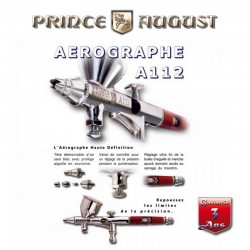 Prince August - Aérographe double action haute définition