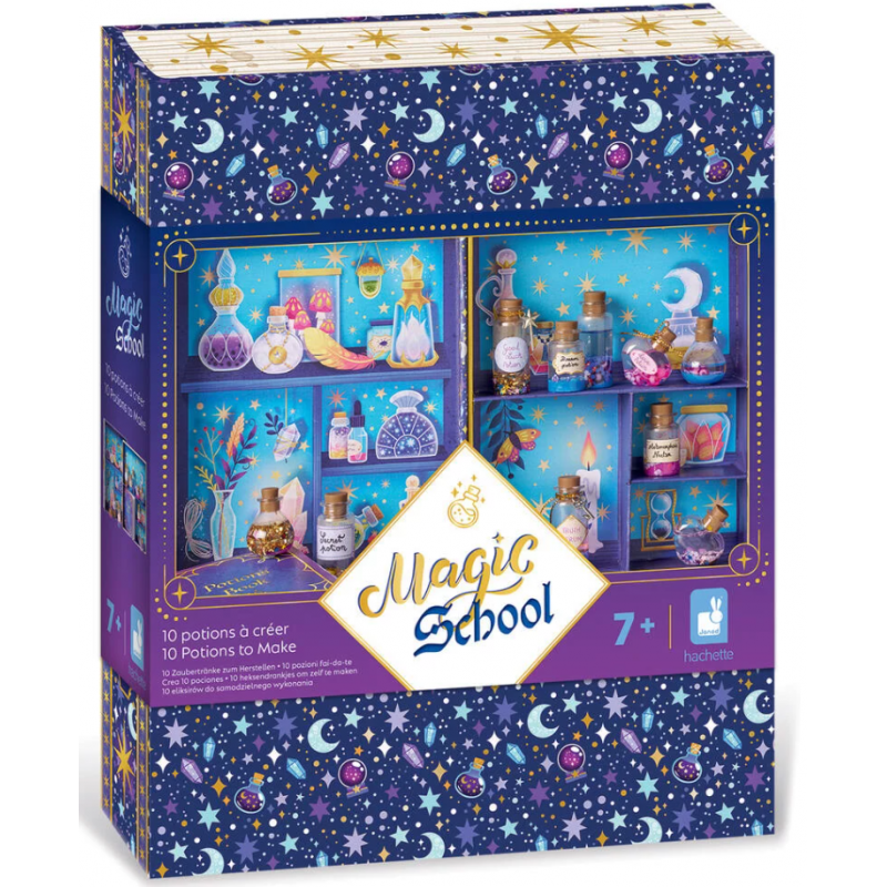 Janod - Loisirs créatifs - Magic School - 10 potions à créer