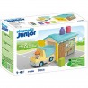 Playmobil - 71686 - Junior - Ouvrier avec camion et garage