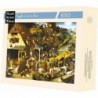 Michèle Wilson - Puzzle d'art en bois - 650 pièces - Proverbes Flamands - Bruegel