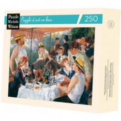 Michèle Wilson - Puzzle d'art en bois - 250 pièces - Le déjeuner des Canotiers - Renoir
