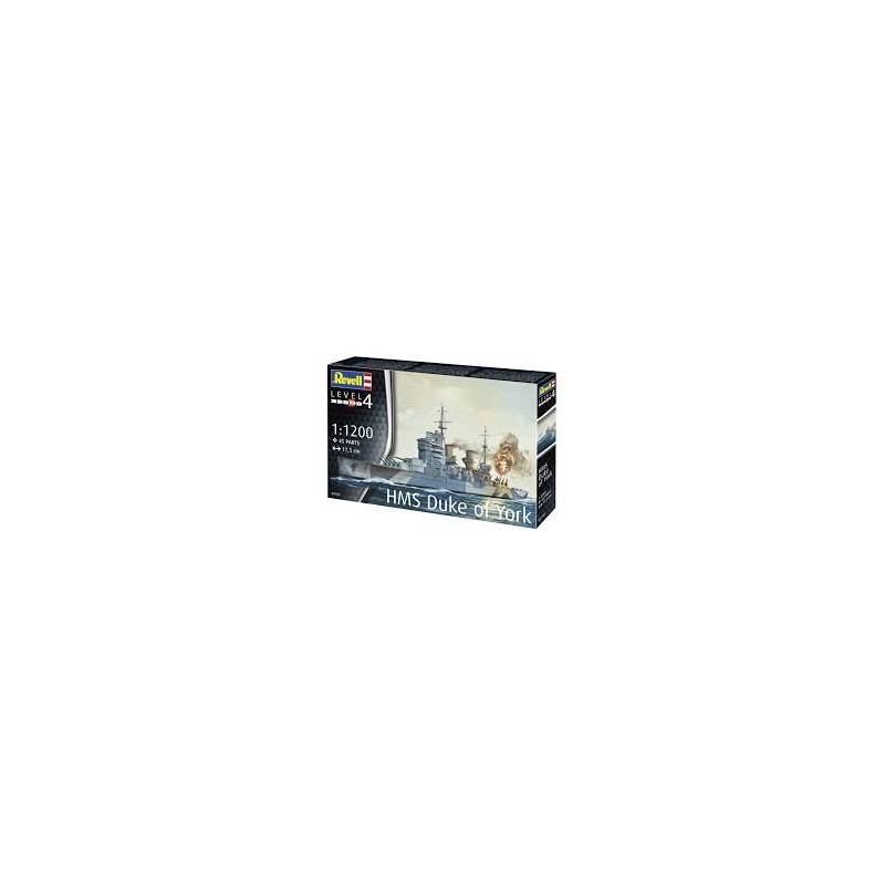 Revell - Maquette 1:1200 - HMS Duke of York - (boîte complète abîmée)