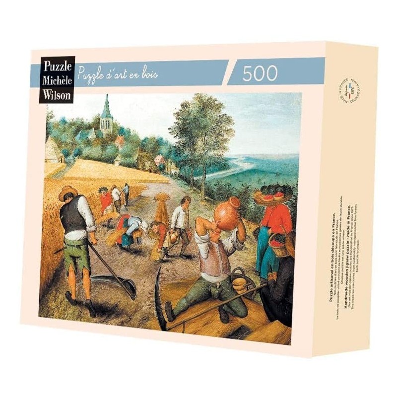 Michèle Wilson - Puzzle d'art en bois - 500 pièces - L'été - Brueghel