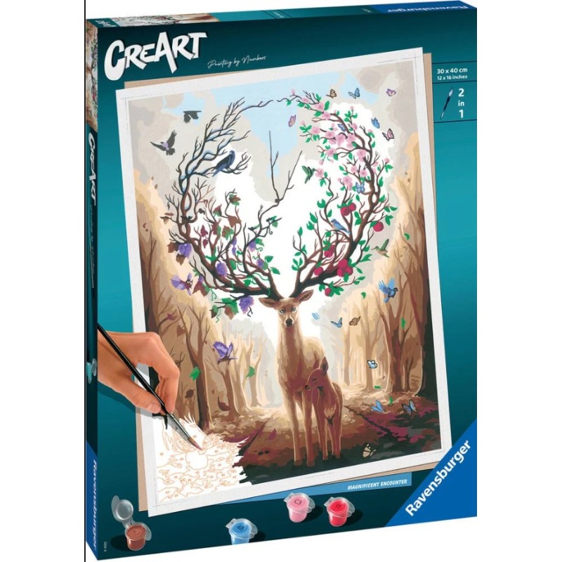 Ravensburger - CreArt - 30x40cm - Magnifique rencontre