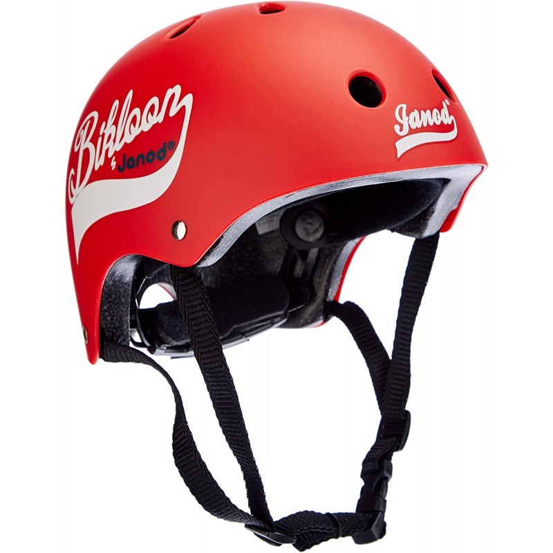 Janod - Bikloon - Casque de vélo rouge - Taille S