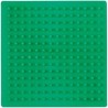 Hama - 220-42 - Plaque carrée verte pour perles midi 14x14