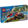 Lego - 60412 - City - Le camion de pompiers 4x4 et le bateau