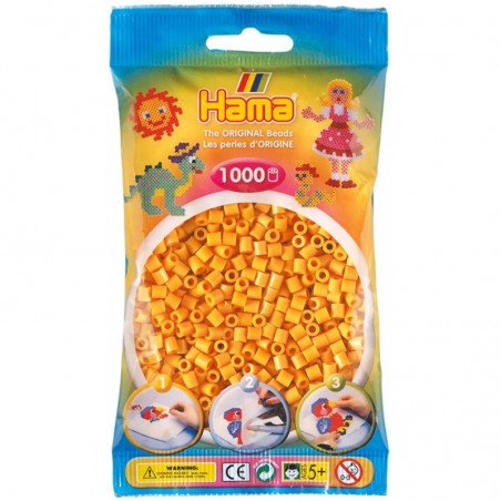 Hama - Perles - 207-60 - Taille Midi - Sachet 1000 perles marron nounours