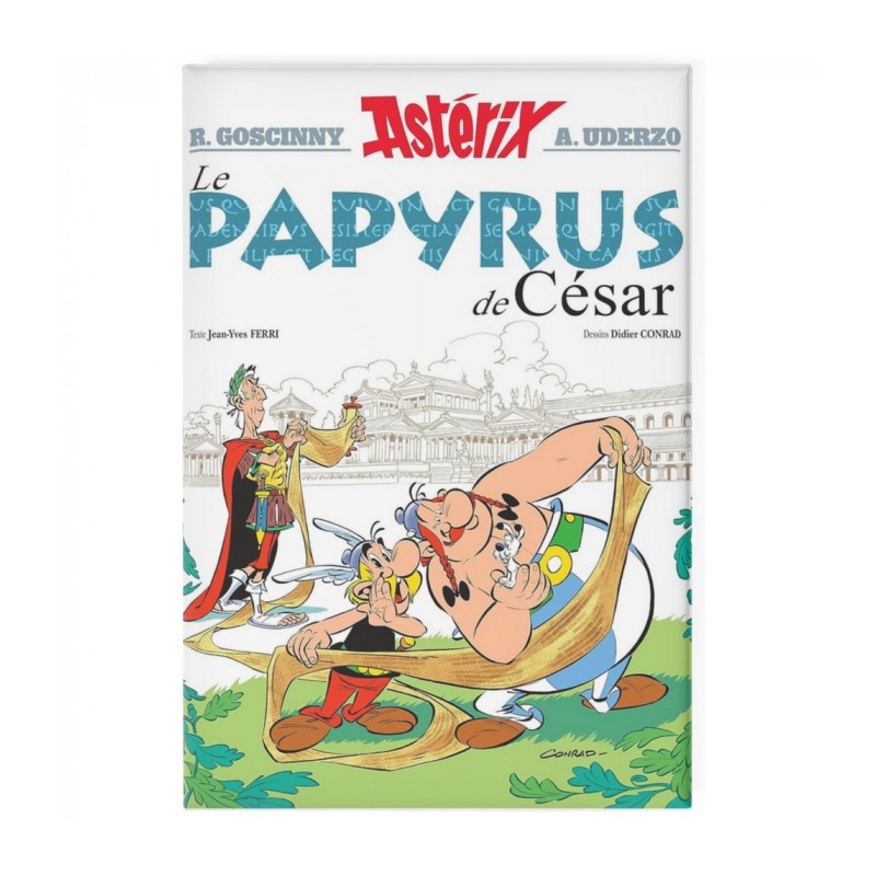 Aimant magnet décoratif - Astérix et le papyrus de César
